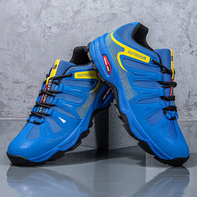 Anti Slip Trail Running Sneakers - Tênis de caminhada antiderrapante masculino, tênis