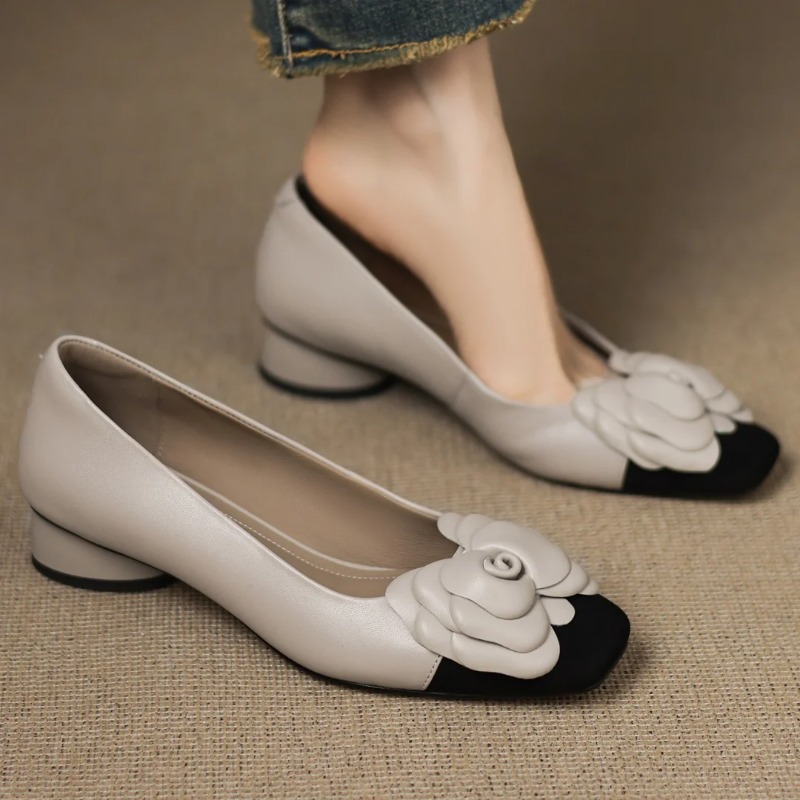 Heels - Plus size 34-41 feminino pele de