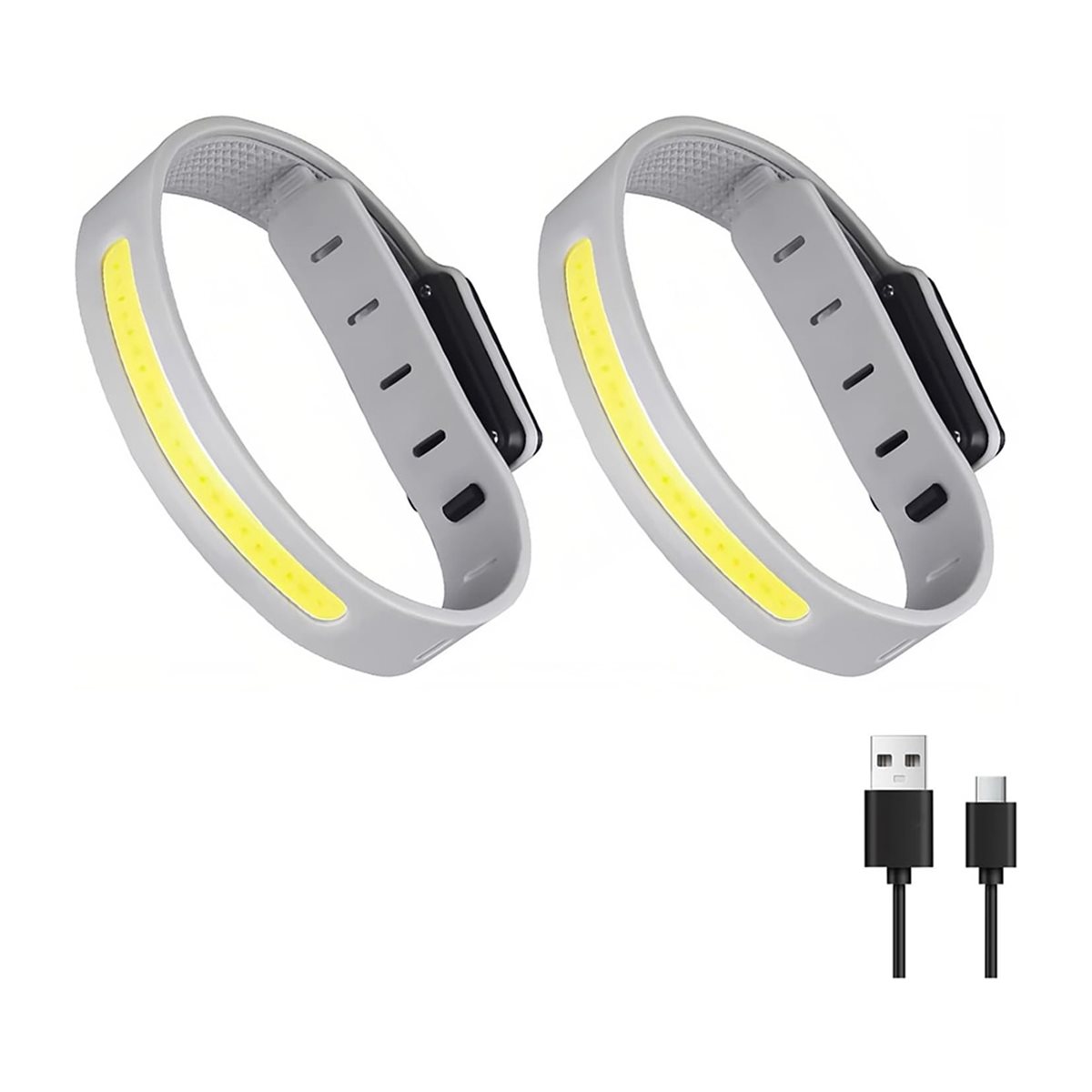 AD45 2PCS Luz de Corrida com B - Reflective Night Running Shoes avaliação e preço